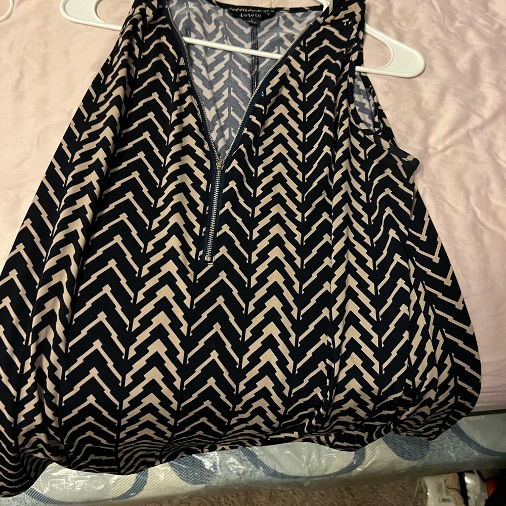 Zipper Blouse